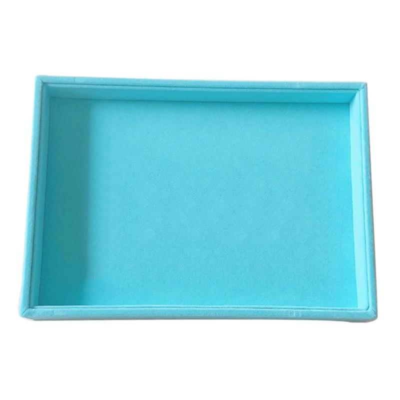 Stackable Velvet Jewelry Display Trays for Accessories