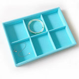 Stackable Velvet Jewelry Display Trays for Accessories