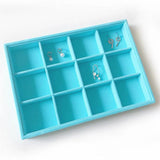 Stackable Velvet Jewelry Display Trays for Accessories