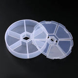 Plastic Storage Jewelry Box Compartments Adjustable Container Earring Box Case
