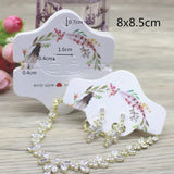 50Pcs Multi-Style Paper Hairpin Card Vintage Jewelry Display Cards