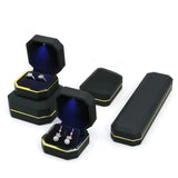 LED Light Ring Box for Proposal Engagement Wedding Jewelry