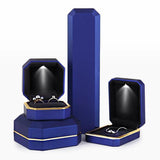 LED Light Ring Box for Proposal Engagement Wedding Jewelry