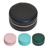 Faux Leather Jewelry Storage Box for Earring Necklace Ring