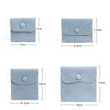 Velvet Jewelry Bags with Snap Fasteners Clasps Gift Pouches