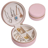 Portable Jewelry Storage Box for Earring Necklace Ring