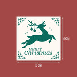 100pcs Christmas Sticker Small Business Decoration Sealed Holiday Packaging