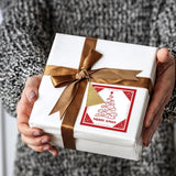 100pcs Christmas Sticker Small Business Decoration Sealed Holiday Packaging