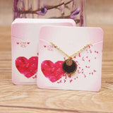 100pcs Marbling Jewelry Card Necklace Display Packaging Cards