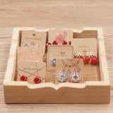 100pcs Marbling Jewelry Card Necklace Display Packaging Cards