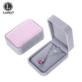 Flannel Pendant Jewelry Box Necklace Organizer