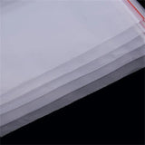 100pcs Clear Zip Plastic Poly Bags Pouch Jewelry Storage Packaging