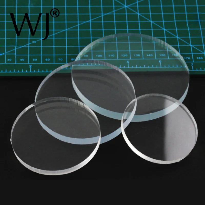 Acrylic Round Block Display Stand Holder Organizer