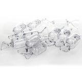 5PCS Candy Shaped Clear Plastic Jewelry Storage Boxes