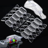 5PCS Candy Shaped Clear Plastic Jewelry Storage Boxes