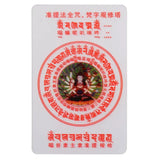 Tibetan Buddhism Zodiac Buddha Amulet Little Thangka PVC Buddha Card