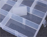 Beadtales 15 Slots Jewelry Organizer Storage Box Plastic Packaging