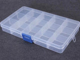 Beadtales 15 Slots Jewelry Organizer Storage Box Plastic Packaging