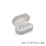 Velvet Trinket Box Ring Box Jewelry Organizer Double Rings