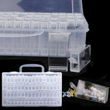 Transparent Plastic Nail Box Multi-spec Nail Accessories Sub-package Storage Box