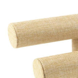 T-Shape Beige Jewelry Display Stand Bracelet Watch Organizer