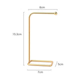 Metal Jewelry Organizer Display Shelf Earring Storage Rack