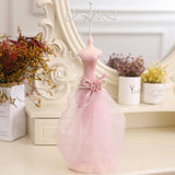 Pink Lace Lady Figure Mannequin Stand Display Showcase Rack