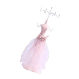 Pink Lace Lady Figure Mannequin Stand Display Showcase Rack