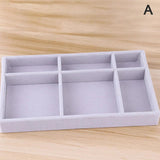 Velvet Jewelry Storage Tray Display Holder Stand Box Showcase Drawer