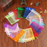 Mixed Jewelry Packaging Bags Organza Drawstring Pouches Wholesales