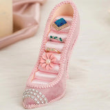 Pink High-heel Jewelry Holder Stand Rack Display