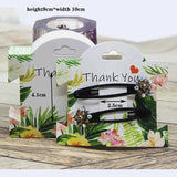 50Pcs Vintage Jewelry Display Cards DIY THANK YOU Hair Ornaments Clip Card