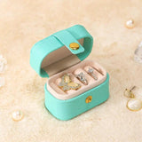 Travel Jewelry Organizer PU Leather Case Locket Necklace Box