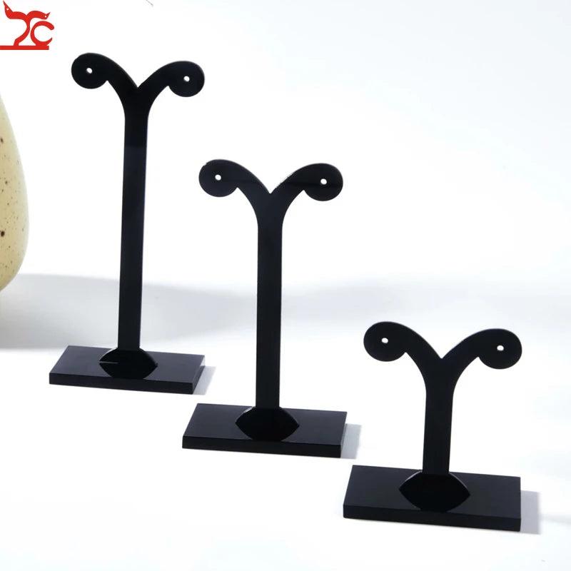 3pcs Earring Display Shelf Acrylic Earrings Stand Jewelry Showcase Props