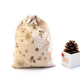 4pcs Big Cotton Drawstring Gift Bags 15x20cm for Cosmetics, Jewelry & Goodies