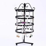 Iron Rotating Round Earrings Display Stand - Save Space