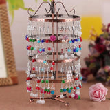 Iron Rotating Round Earrings Display Stand - Save Space