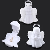 Angel Shape Velvet Jewelry Box Wedding Rings Box for Jewelry Display