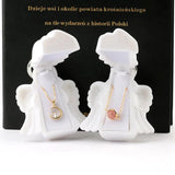 Angel Shape Velvet Jewelry Box Wedding Rings Box for Jewelry Display