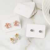 100pcs Earrings Storage Display Cards Paperboard Jewelry Stand Holder