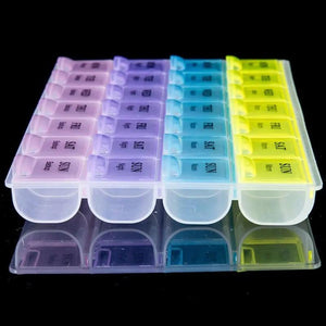 Weekly 7 Days Pill Box Medicine Storage Organizer