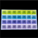 Weekly 7 Days Pill Box Medicine Storage Organizer