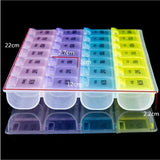 Weekly 7 Days Pill Box Medicine Storage Organizer