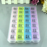 Weekly 7 Days Pill Box Medicine Storage Organizer