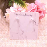 100pcs DIY Earring Card White/Kraft/Black 5*5cm