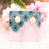 100pcs DIY Earring Card White/Kraft/Black 5*5cm