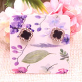 100pcs DIY Earring Card White/Kraft/Black 5*5cm