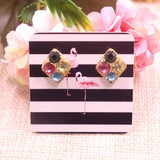 100pcs DIY Earring Card White/Kraft/Black 5*5cm