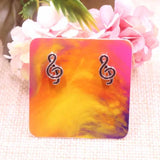 100pcs DIY Earring Card White/Kraft/Black 5*5cm
