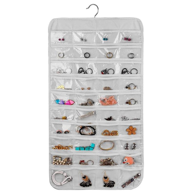80 Pockets Jewelry Holder Organizer Bag